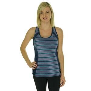 Ideology Womens Striped Ruched Tank Top Size XS